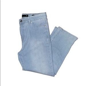 Gloria Vanderbilt Striped Low Rise Capri